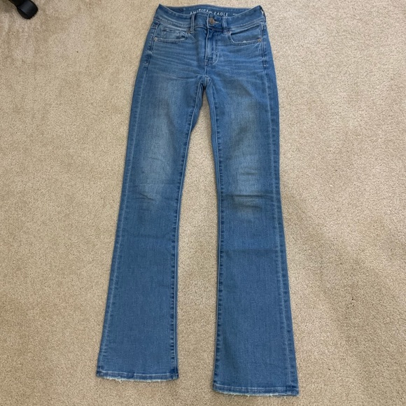 Jeans American Eagle Outfitters Skinny Extreme Flex - Taille 27x31, Bleu Denim, Occasion Très Bon état